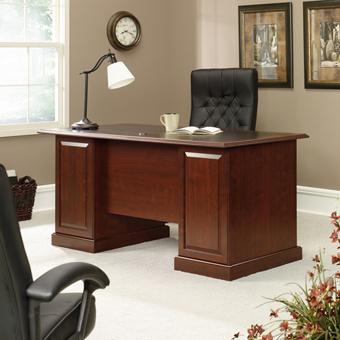 Sauder double pedestal on sale desk